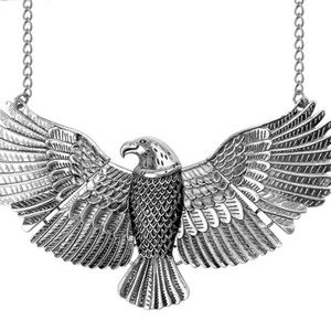 Aluminum metal Eagle Boho Necklace
